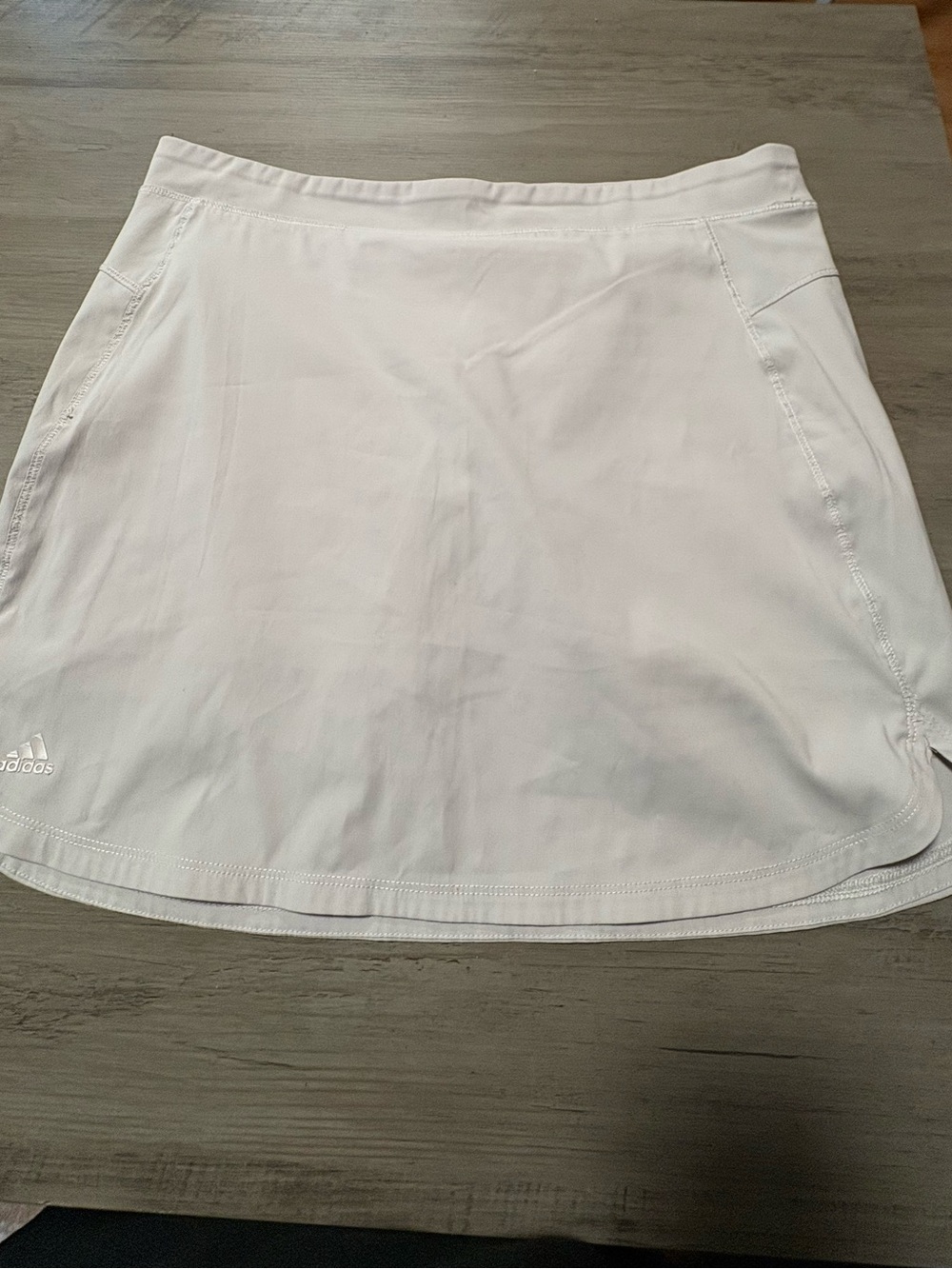 adidas White A-Line Athletic Skort size 6